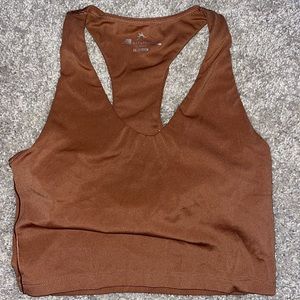 Aerie Copper Racer Back Tank Top